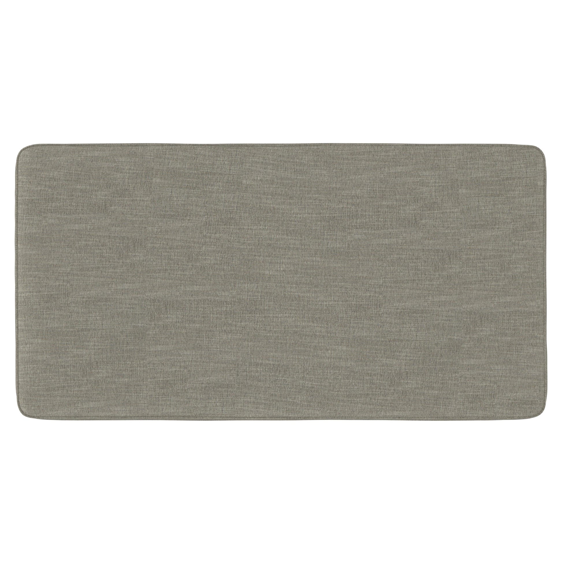 Tarleton Grey Fabric Ottoman - Ornate Home