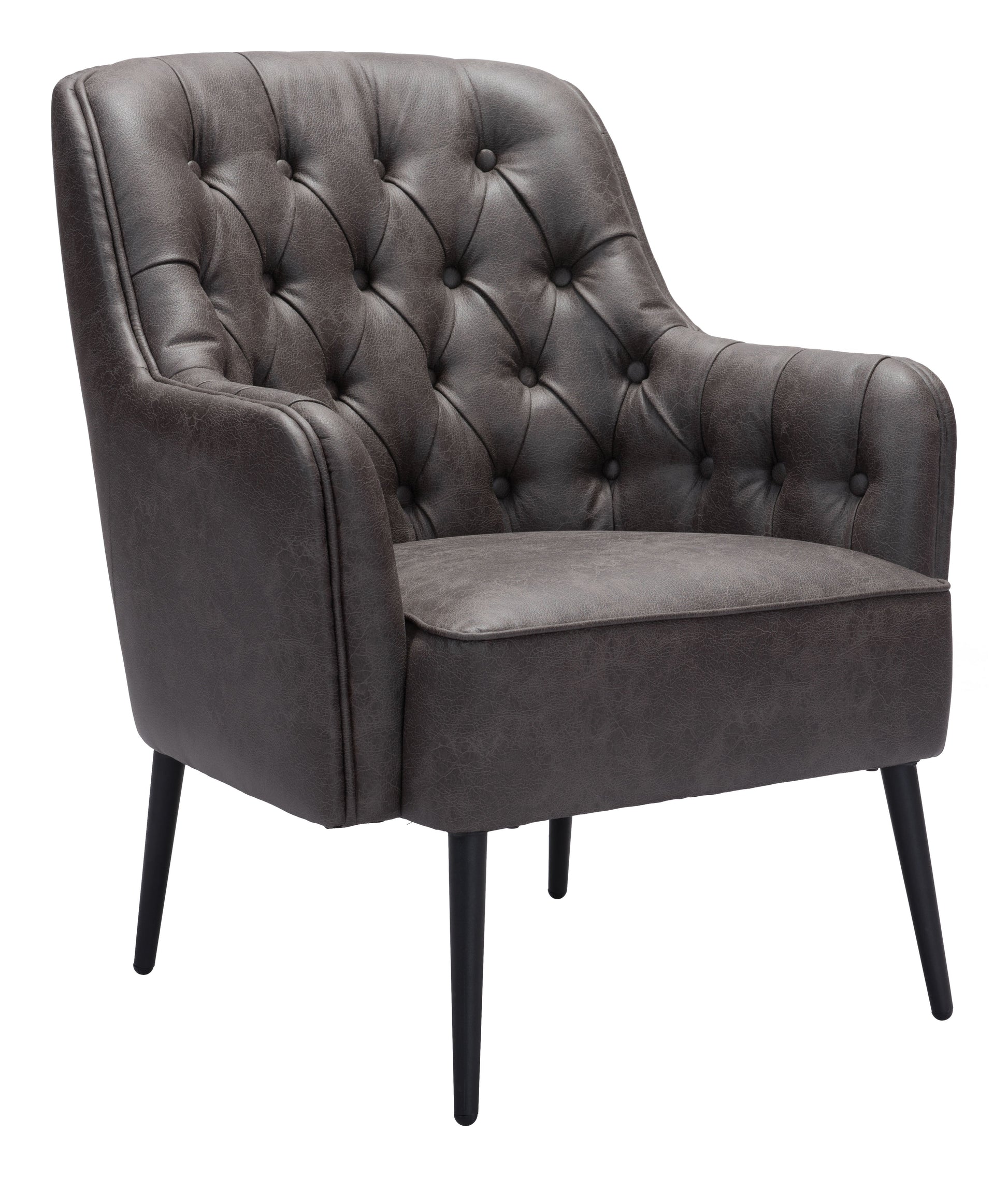 Tasmania Vintage Black Accent Chair - Ornate Home