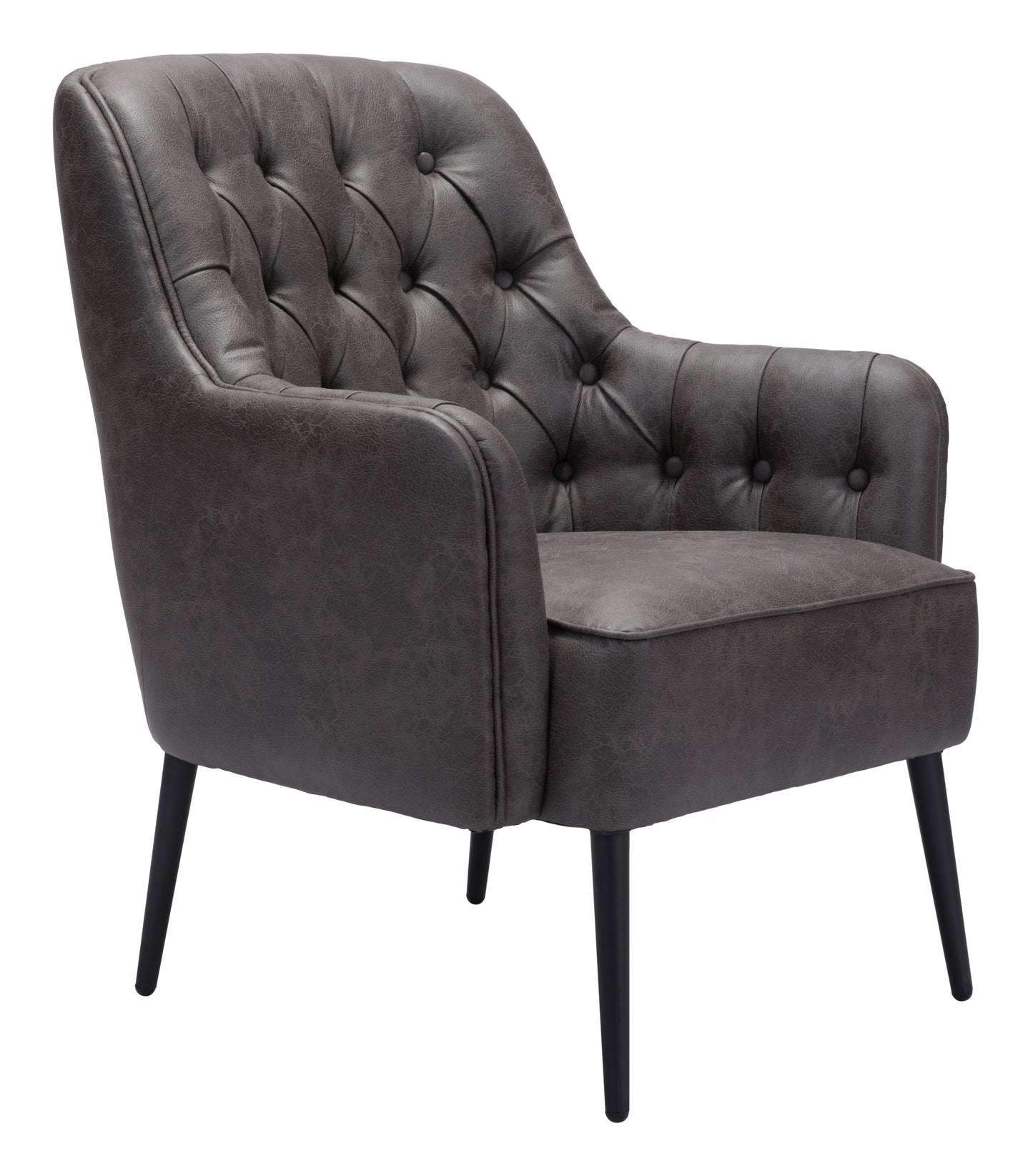 Tasmania Vintage Black Accent Chair - Ornate Home