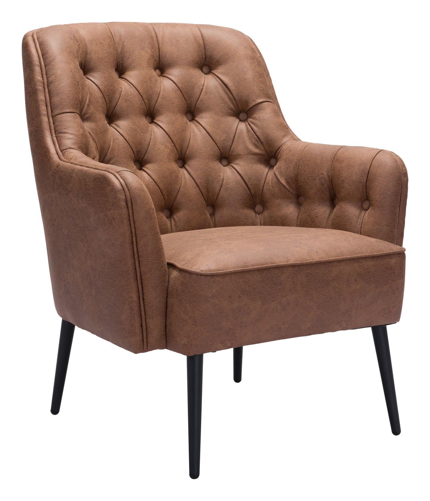 Tasmania Vintage Brown Accent Chair - Ornate Home
