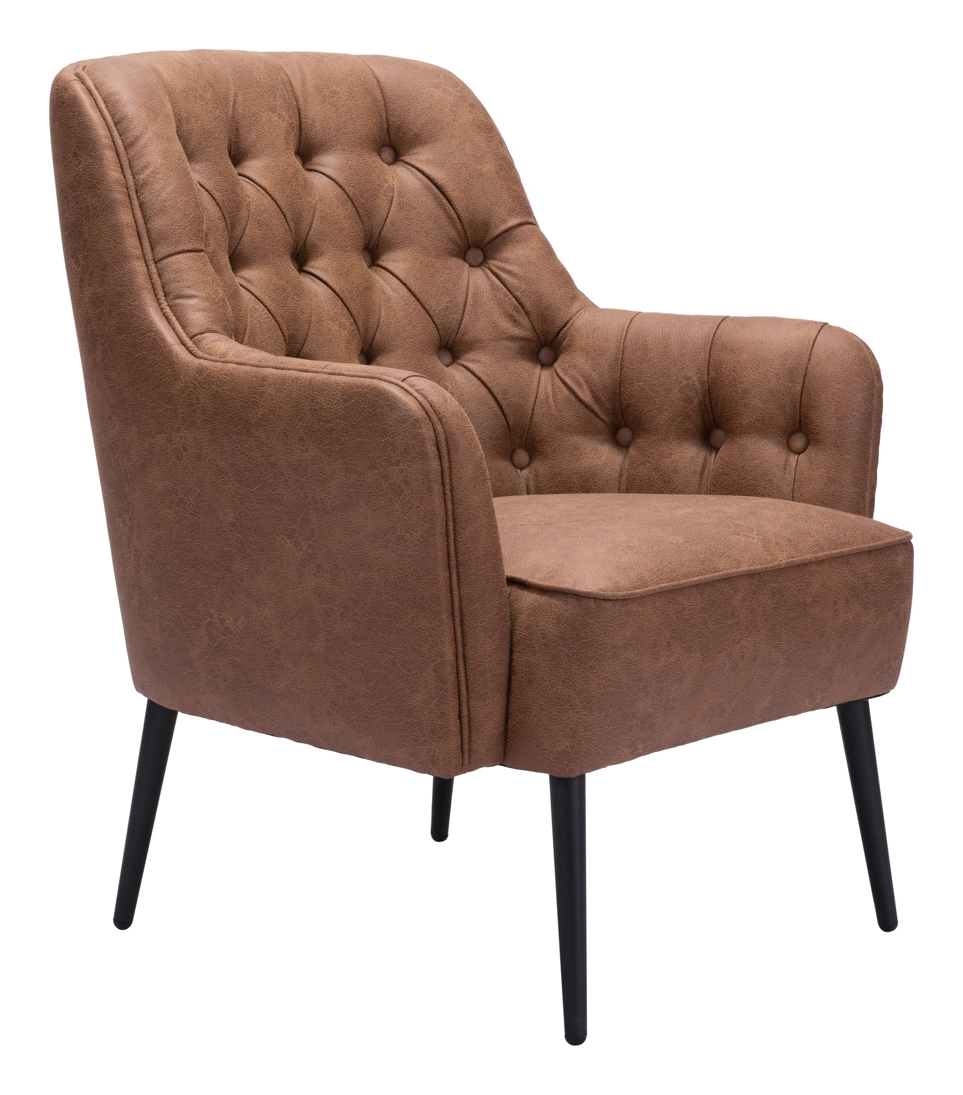 Tasmania Vintage Brown Accent Chair - Ornate Home