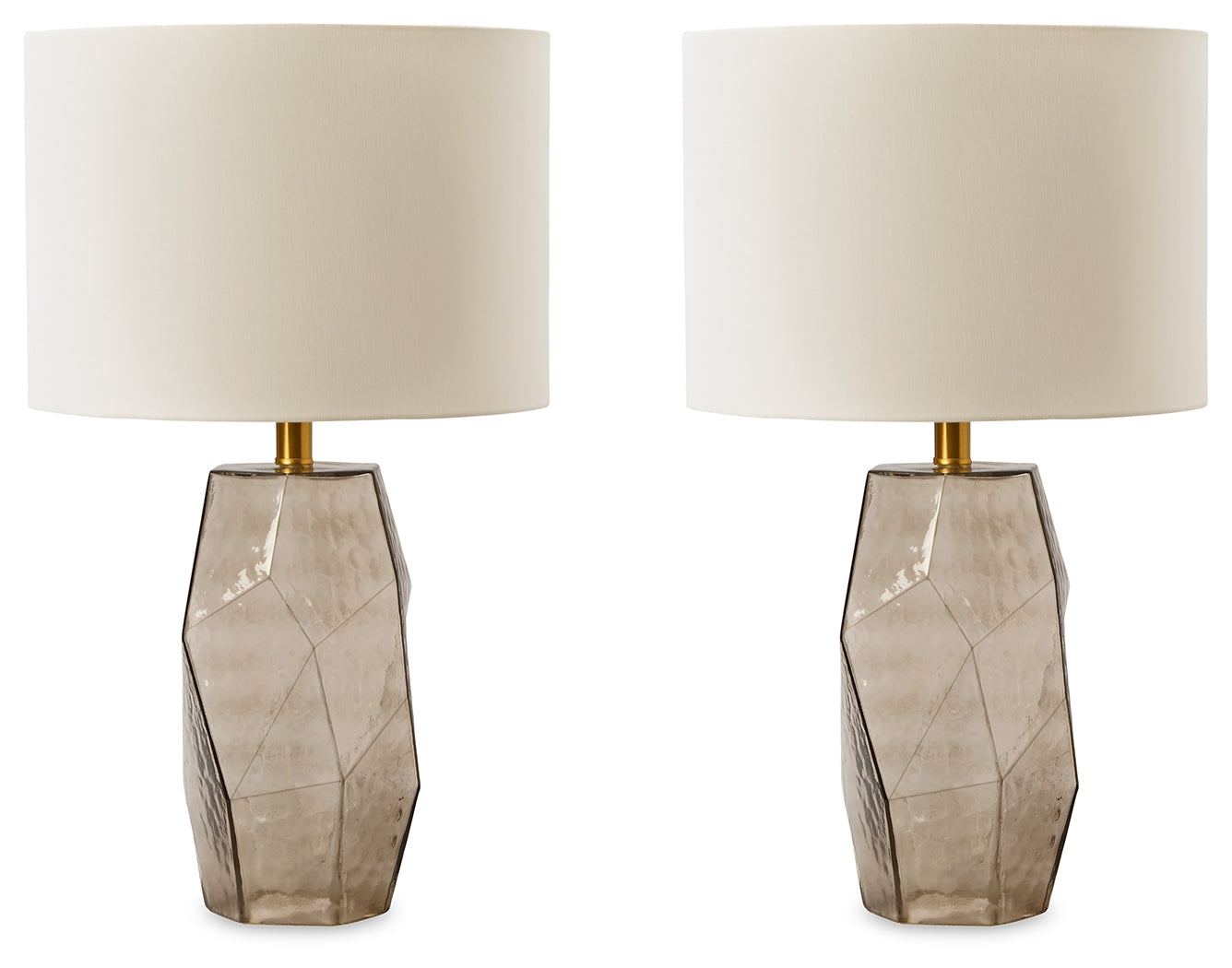 Taylow Gray Table Lamp (Set of 2)- Viva Furn