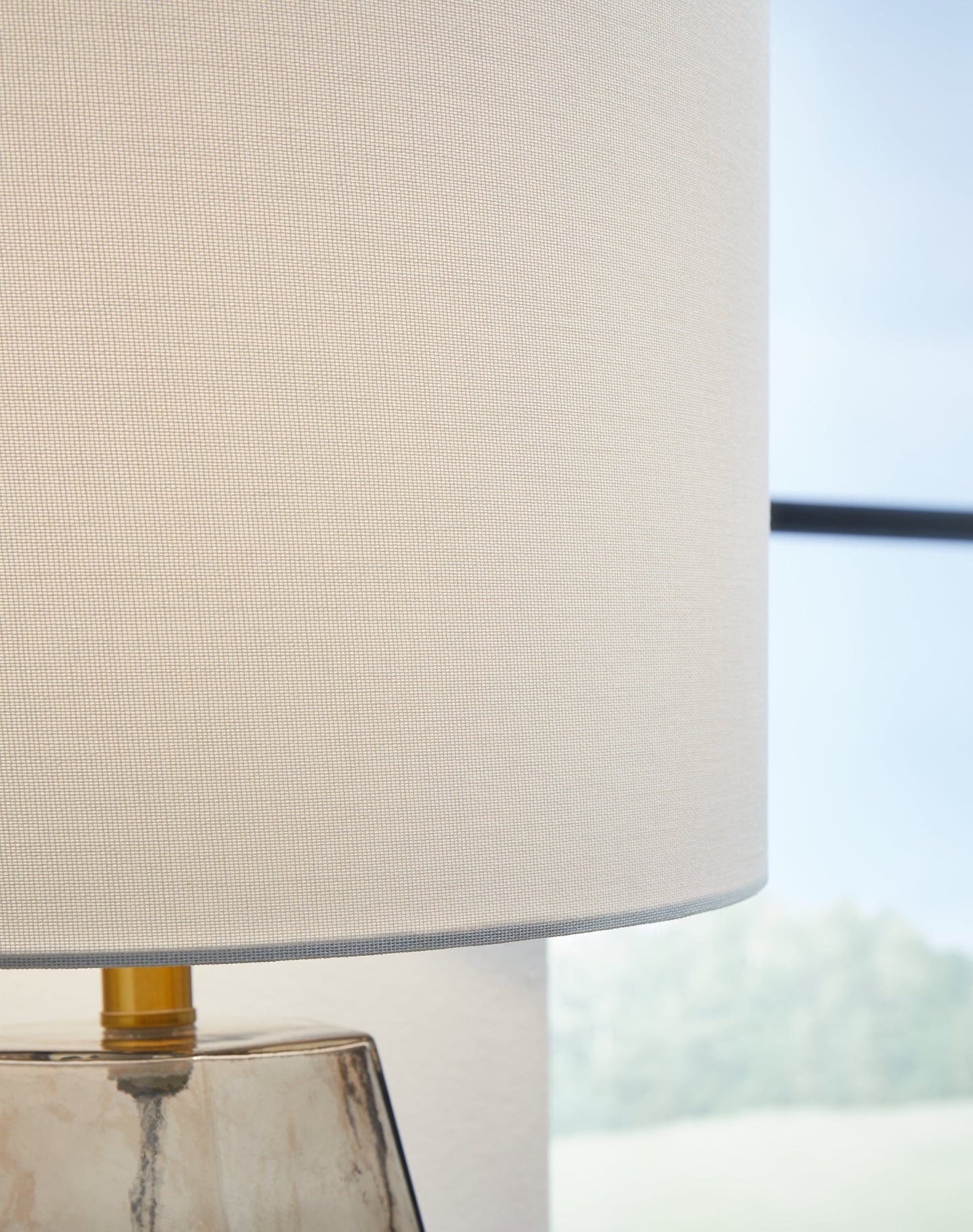 Taylow Gray Table Lamp (Set of 2)- Viva Furn