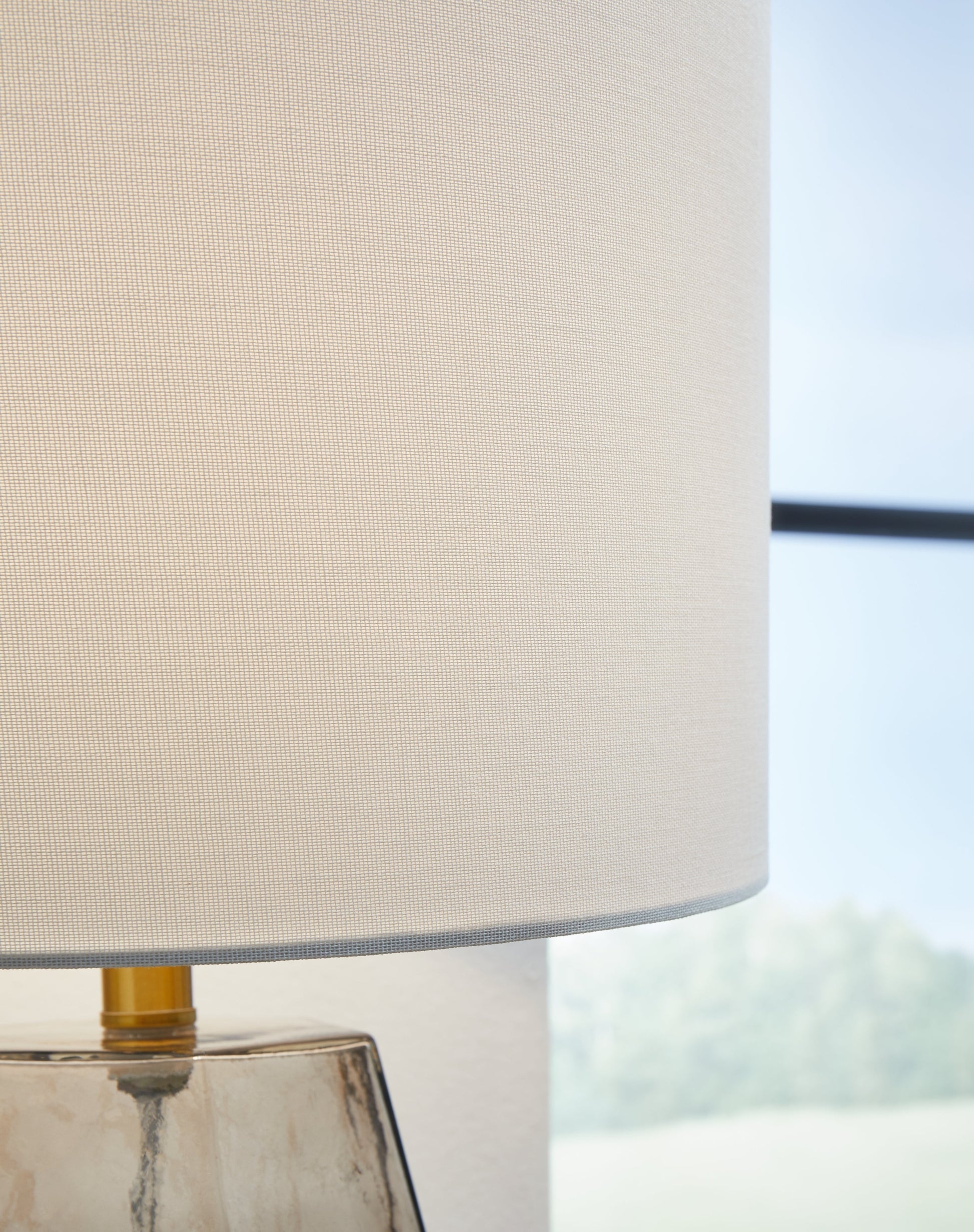 Taylow Gray Table Lamp (Set of 2)- Viva Furn