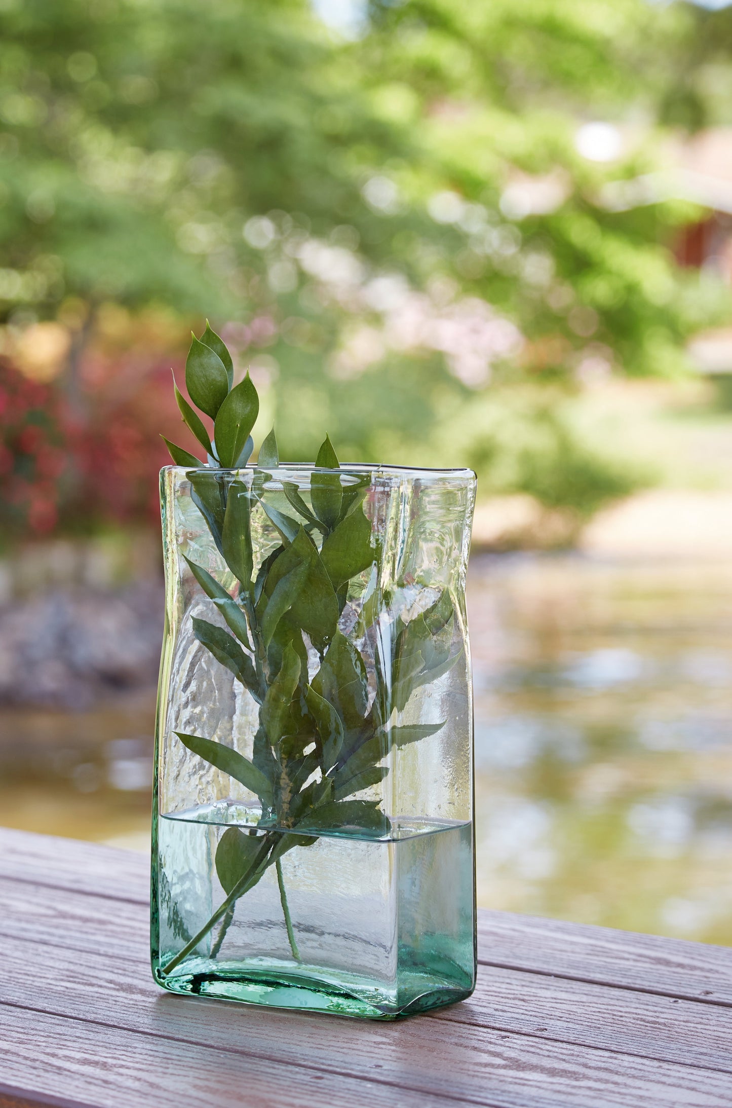 Taylow Green Tall Vase- Viva Furn