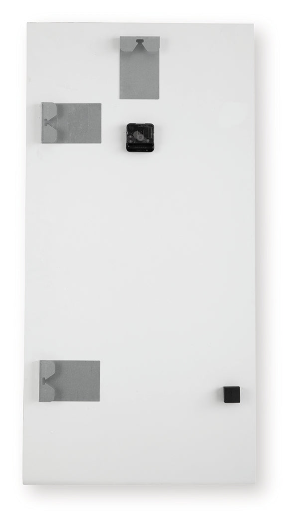Teague Brown/Gray/Ivory Wall Clock- Viva Furn