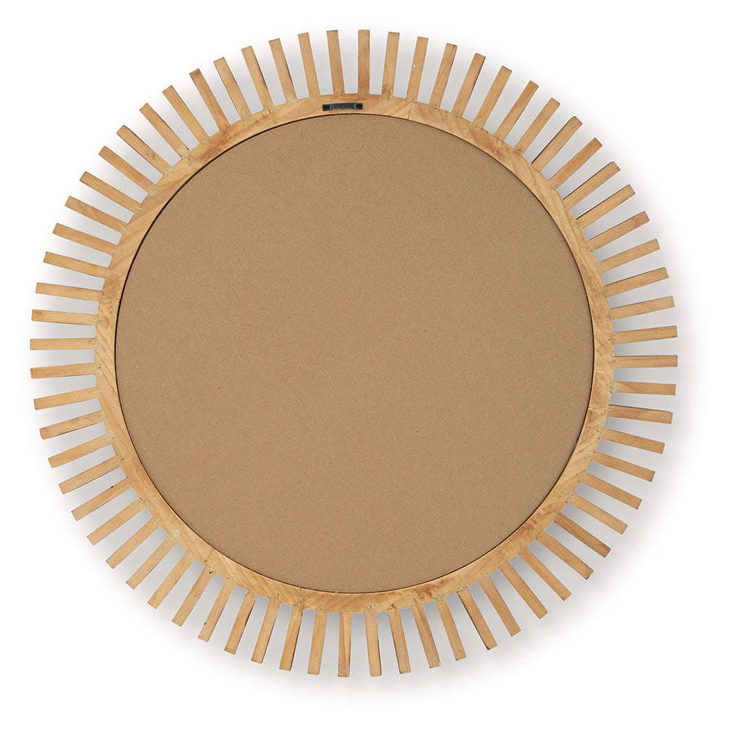 Tedwell Brown Accent Mirror- Viva Furn