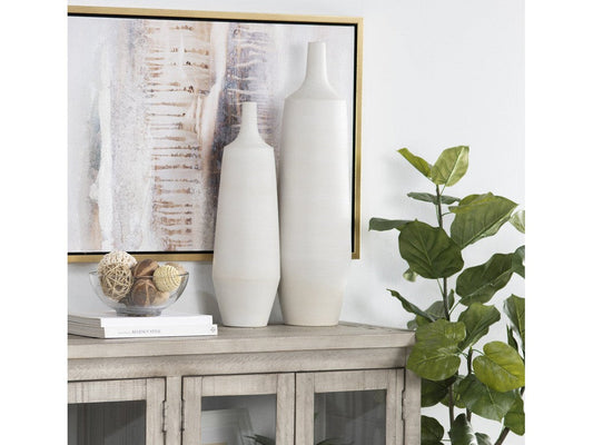 Tegan White Vase - Ornate Home