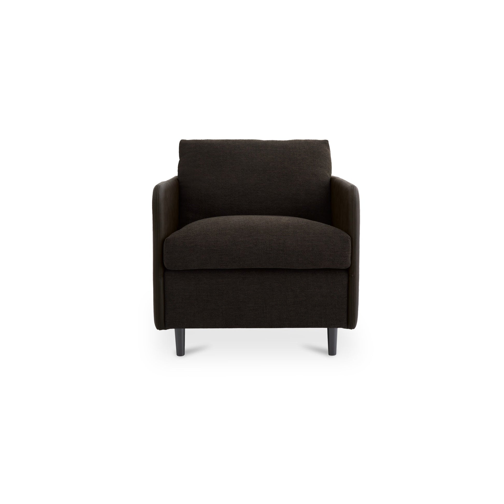 Teller Warm Black Accent Chair - Ornate Home