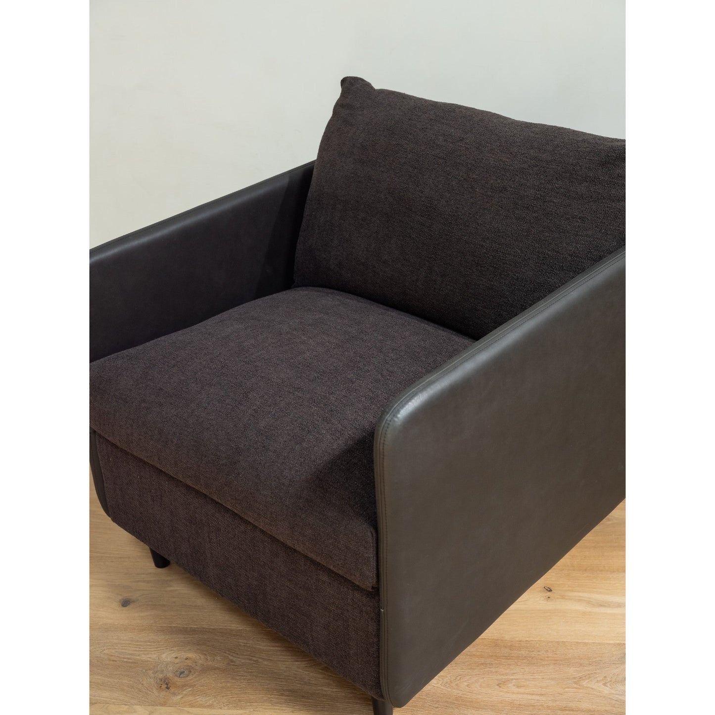 Teller Warm Black Accent Chair - Ornate Home