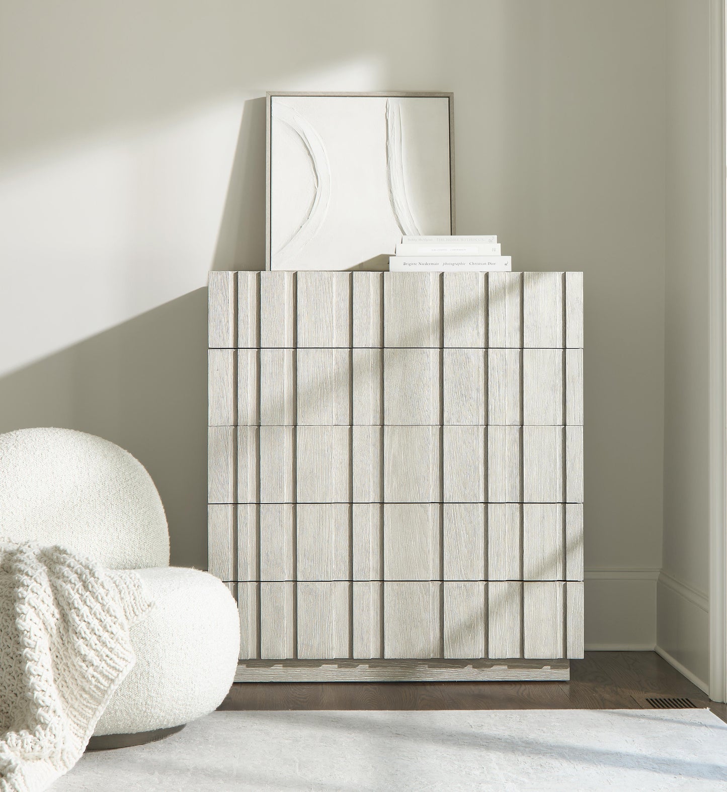 Tempo Larza Tall Drawer Chest - Ornate Home