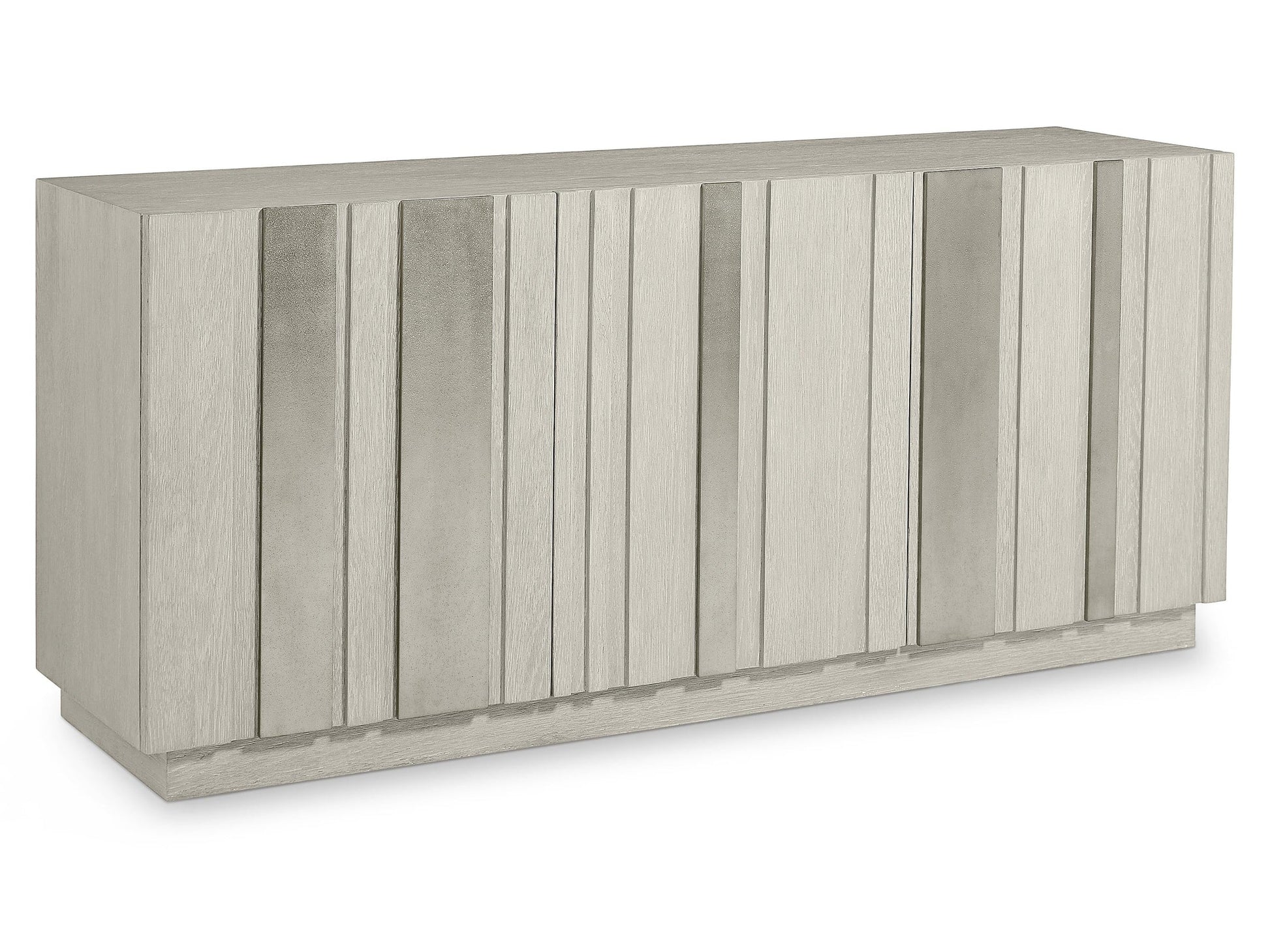 Tempo Satin Nickel/Larza Buffet (72" W) - Ornate Home