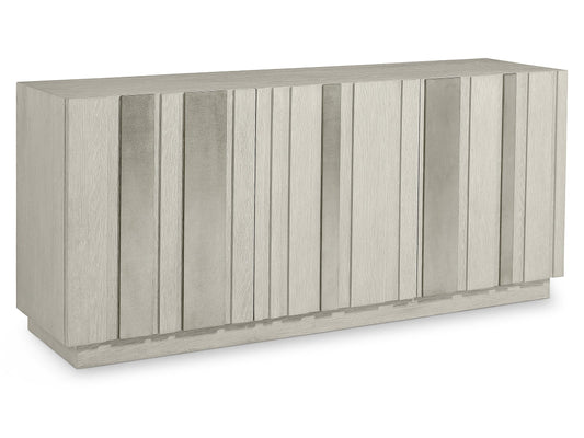 Tempo Satin Nickel/Larza Buffet (72" W) - Ornate Home