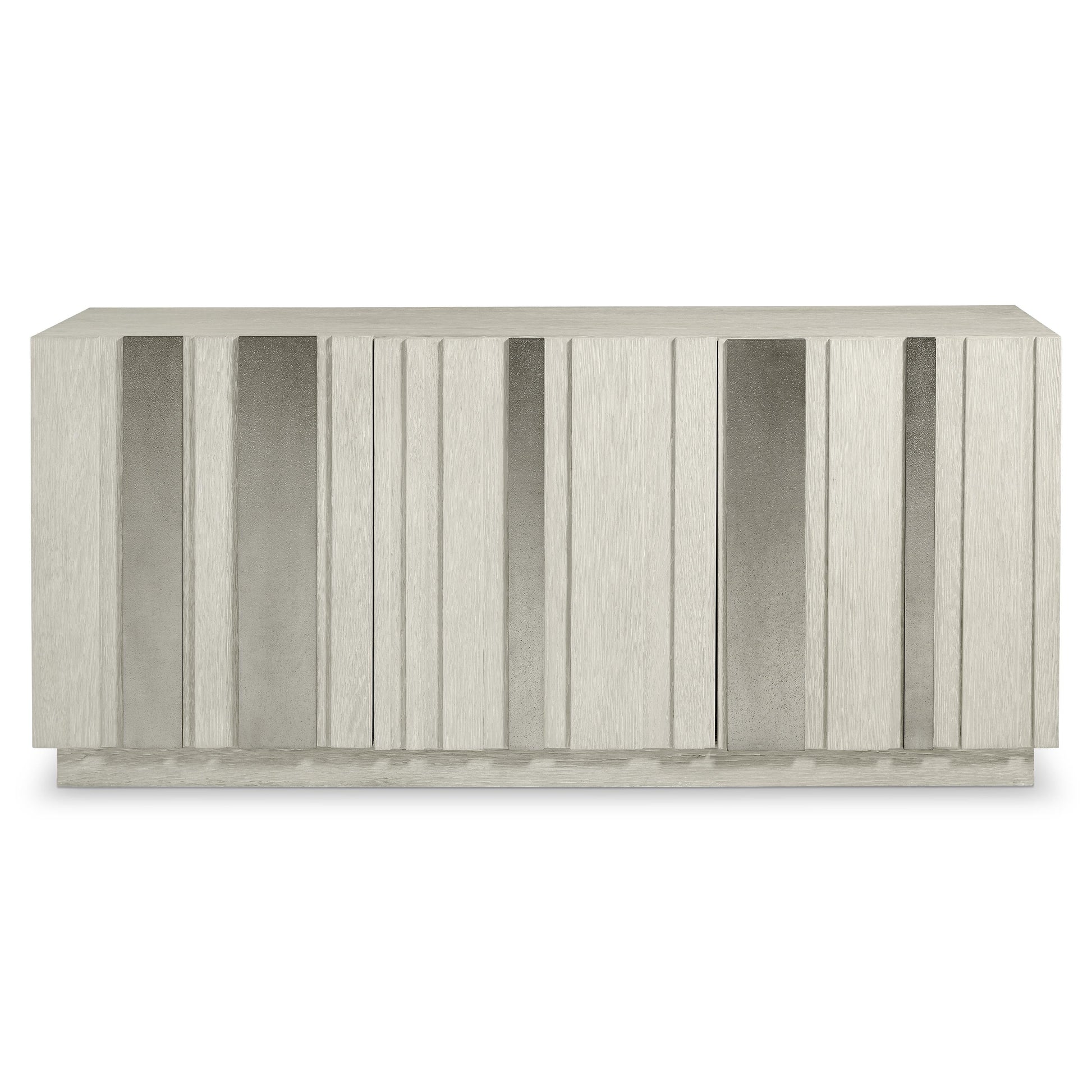 Tempo Satin Nickel/Larza Buffet (72" W) - Ornate Home