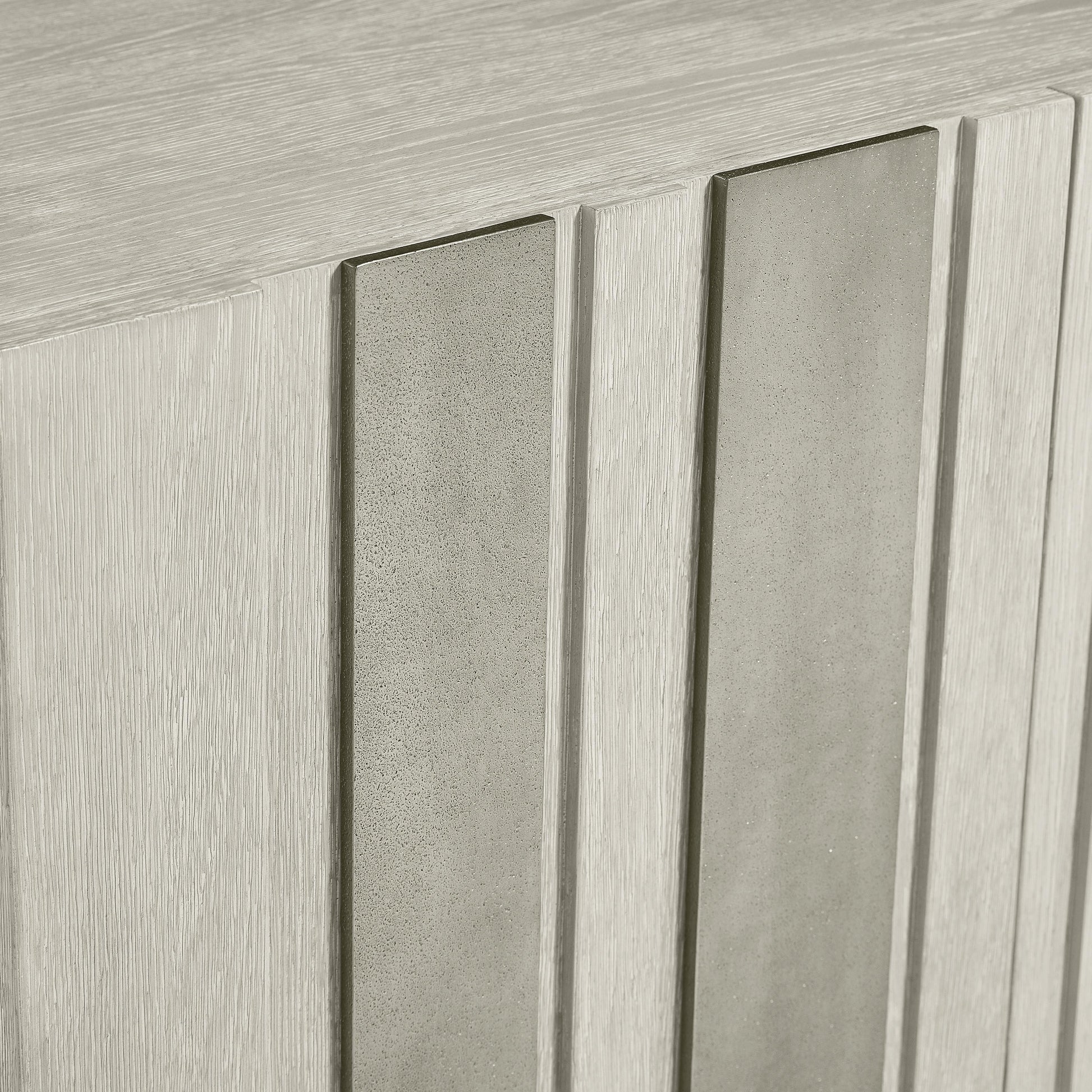 Tempo Satin Nickel/Larza Buffet (72" W) - Ornate Home