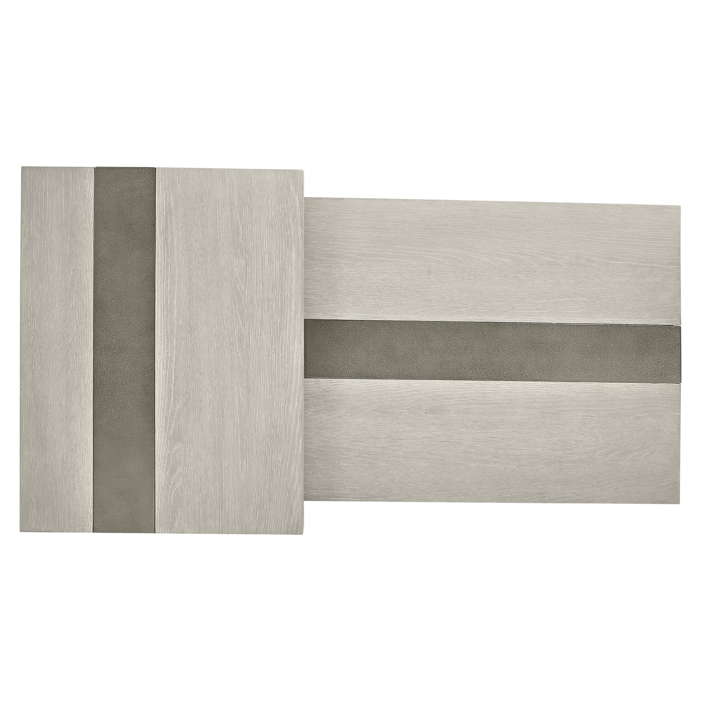 Tempo Satin Nickel/Larza Cocktail Table - Ornate Home