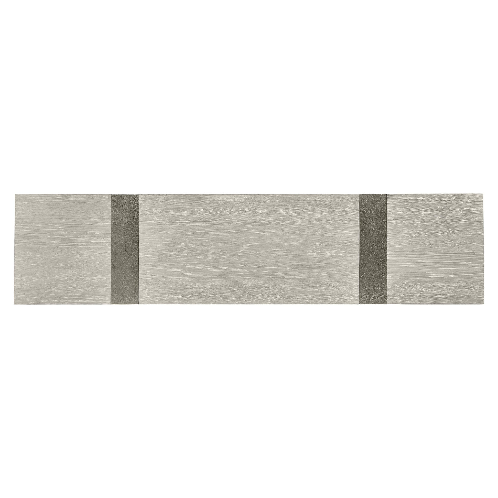 Tempo Satin Nickel/Larza Console Table - Ornate Home