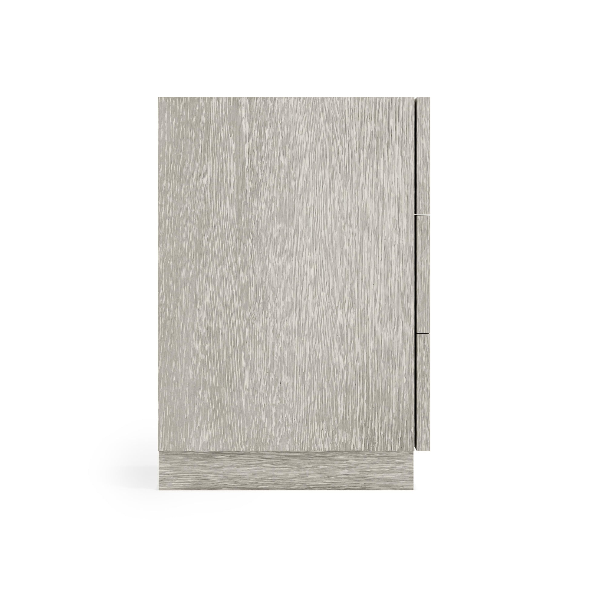 Tempo Satin Nickel/Larza Nightstand - Ornate Home