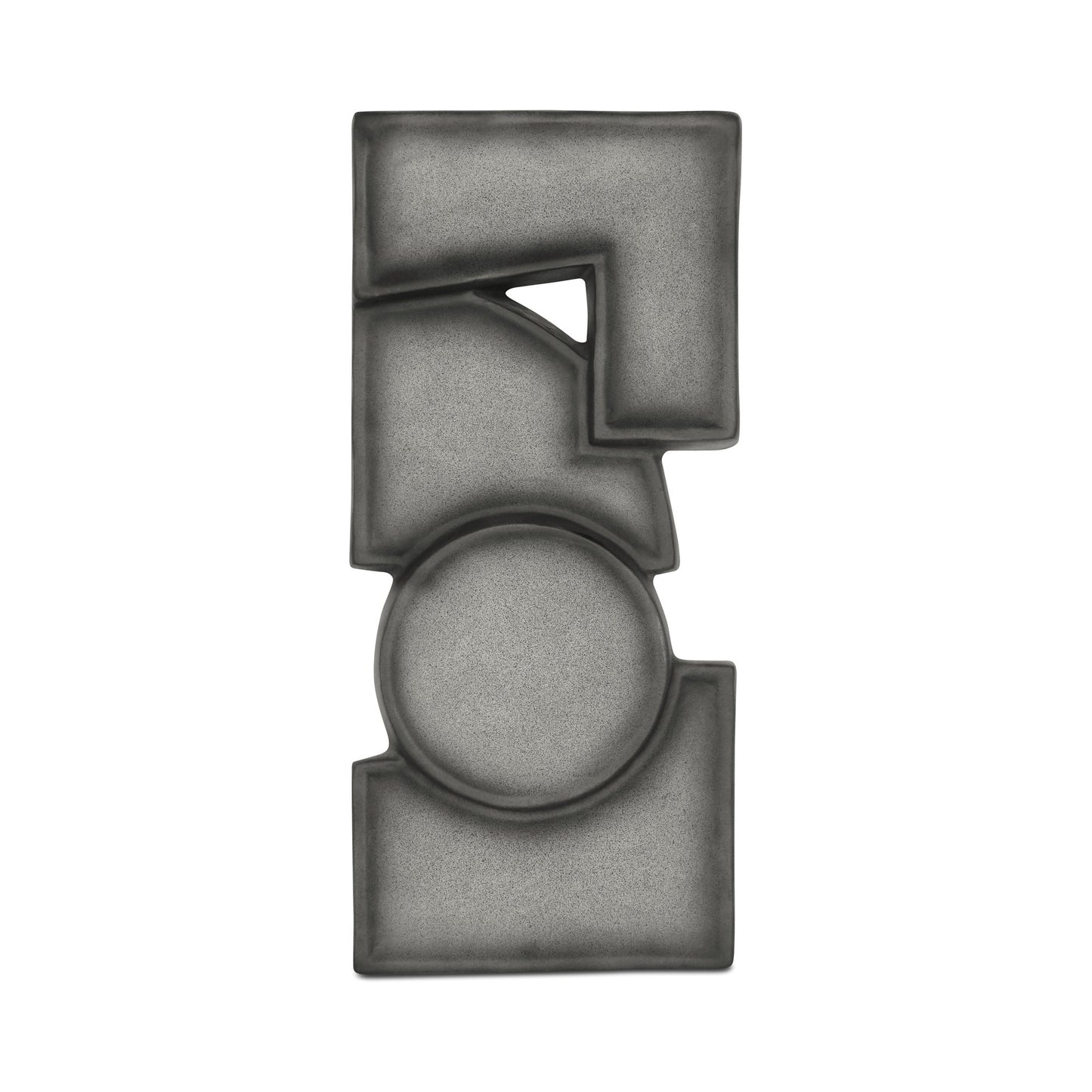 Teo Charcoal Wall Sculpture - Ornate Home