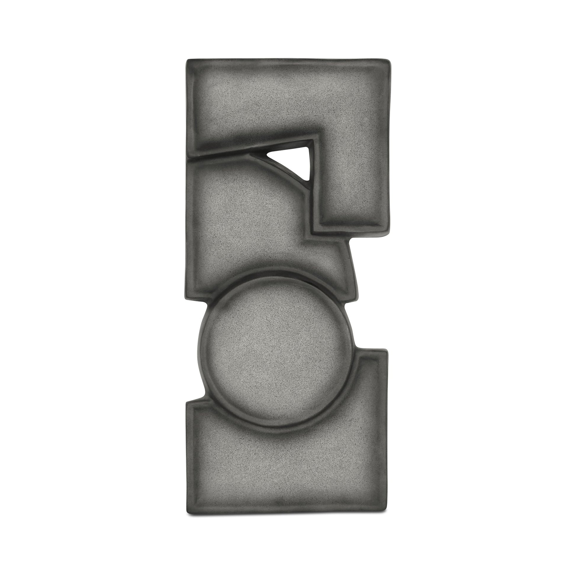 Teo Charcoal Wall Sculpture - Ornate Home