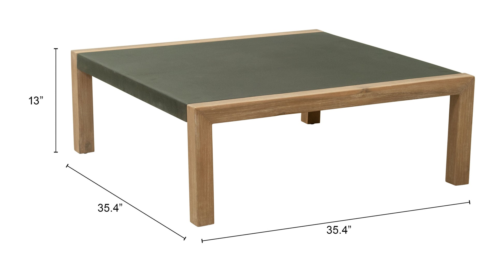 Teras Gray Outdoor Coffee Table - Ornate Home