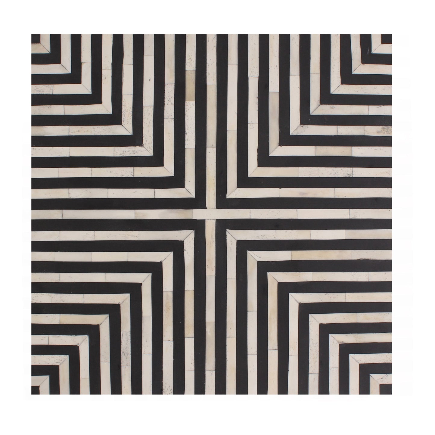 Terning Black/White Side Table - Ornate Home