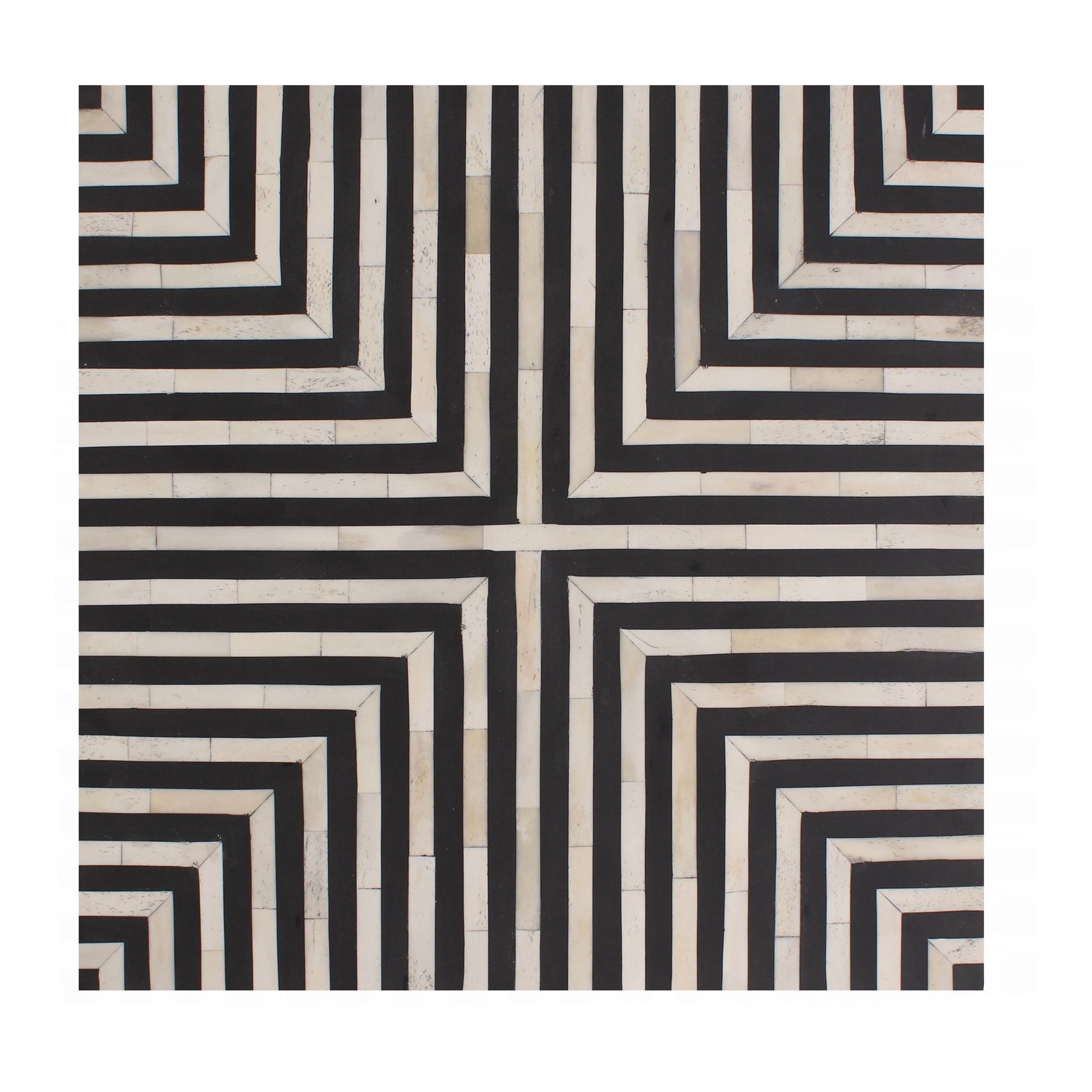 Terning Black/White Side Table - Ornate Home