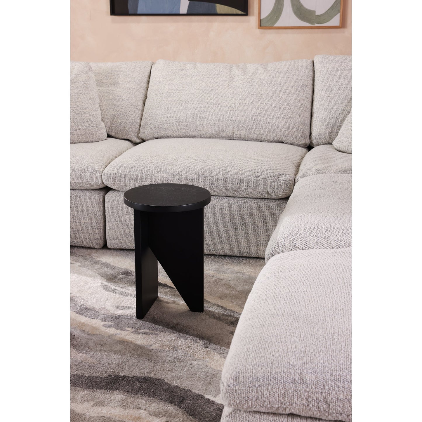 Terra Coastside Sand Condo Ottoman - Ornate Home