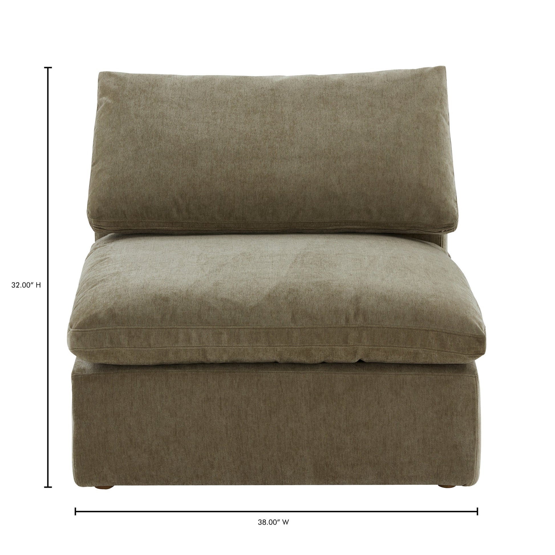 Terra Desert Sage Slipper Chair - Ornate Home