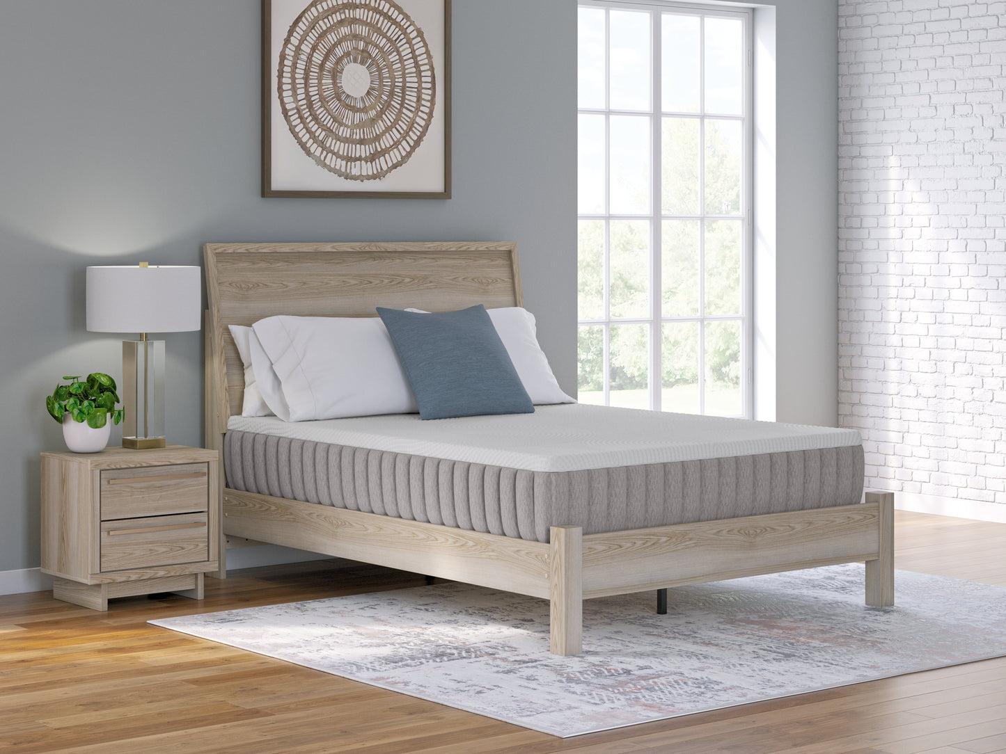 Terra Sleep Firm White Queen Mattress- Viva Furn
