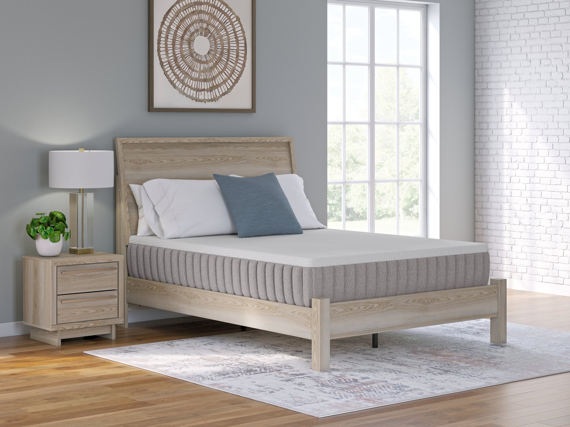 Terra Sleep Firm White Queen Mattress- Viva Furn