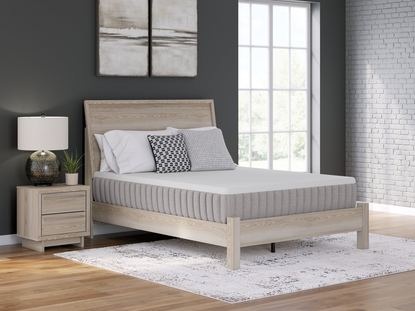 Terra Sleep Medium White Queen Mattress- Viva Furn