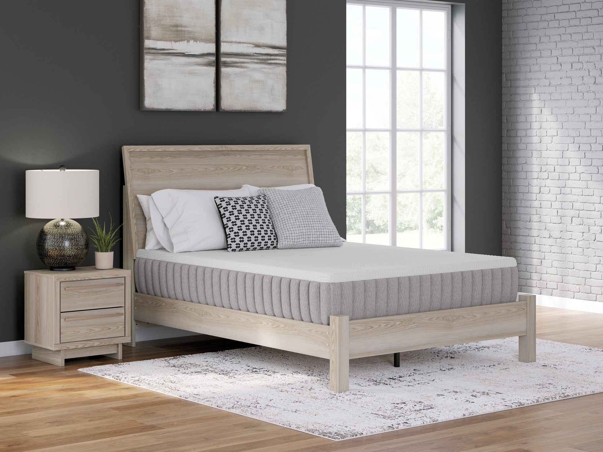 Terra Sleep Medium White Queen Mattress- Viva Furn