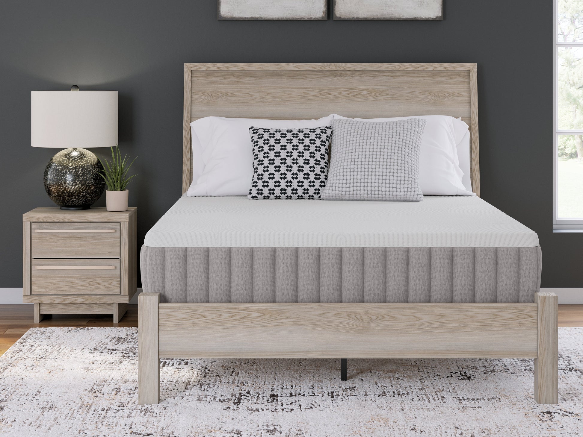 Terra Sleep Medium White Queen Mattress- Viva Furn