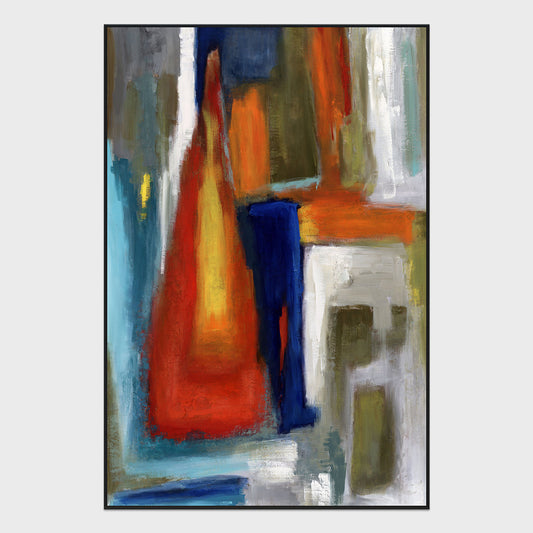Tetris Multicolor Painting Art by Buddy Whitlock - Ornate Home
