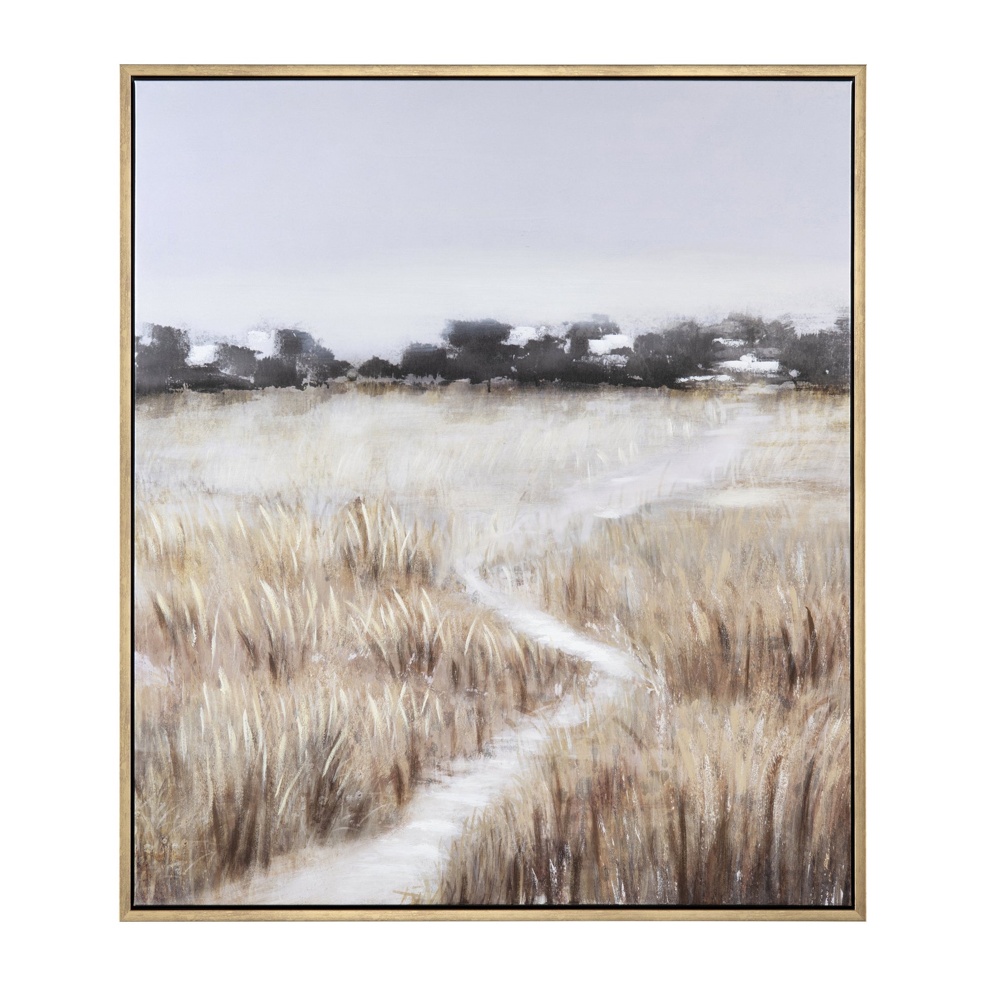 The Lost Trail Brown/White Canvas - Ornate Home