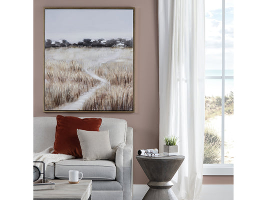 The Lost Trail Brown/White Canvas - Ornate Home