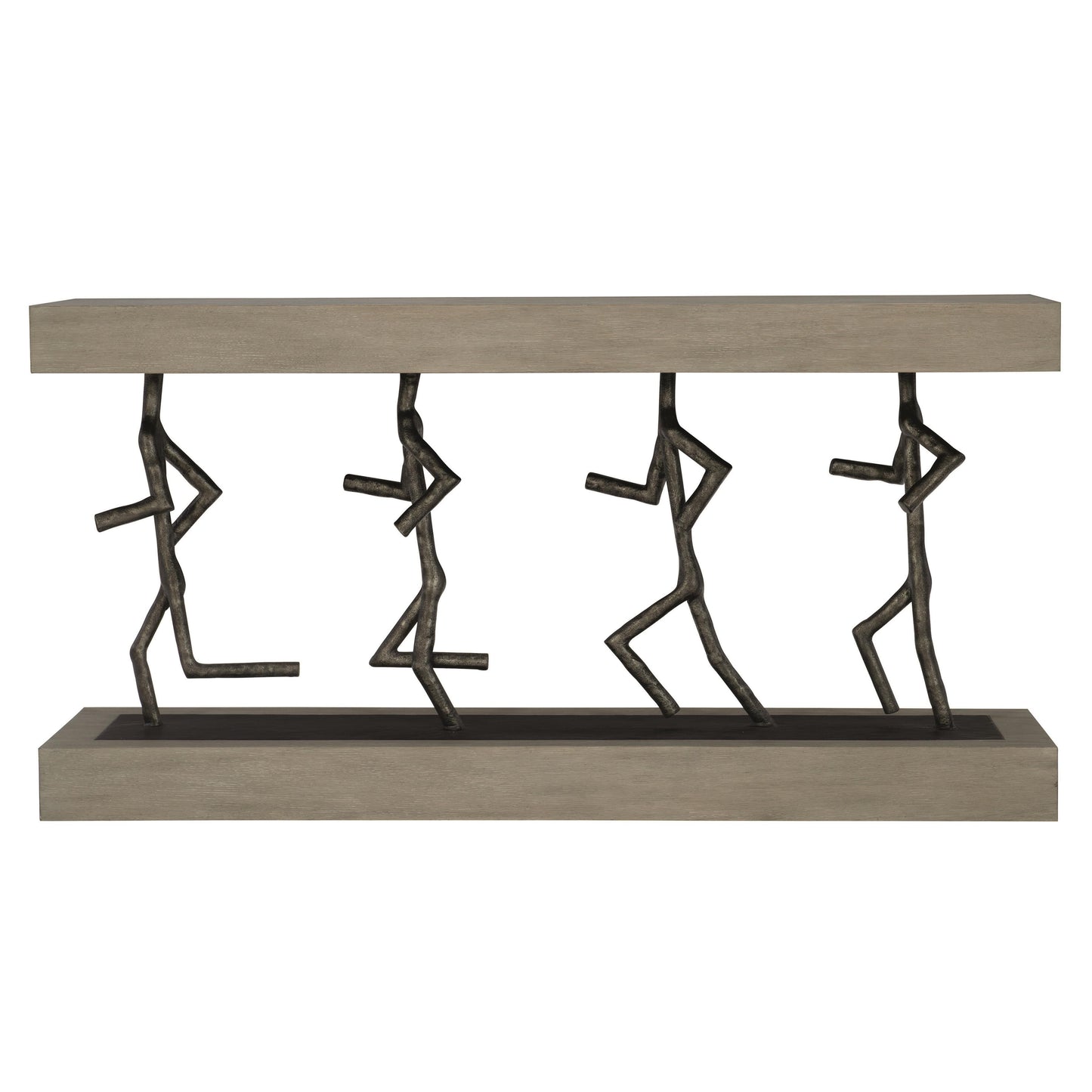 Theo Cerused Greige Console Table - Ornate Home