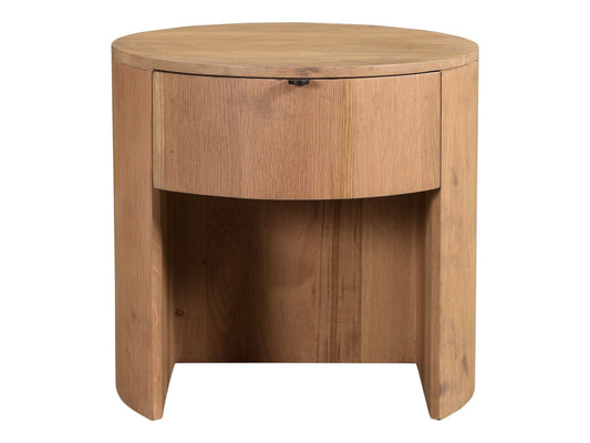 Theo Natural One Drawer Nightstand - Ornate Home