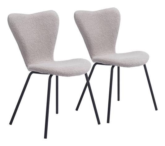 Thibideaux Light Gray Dining Chair (Set of 2) - Ornate Home