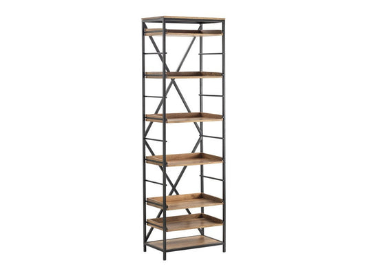 Thomas Road Brown/Black Bookshelf - Ornate Home