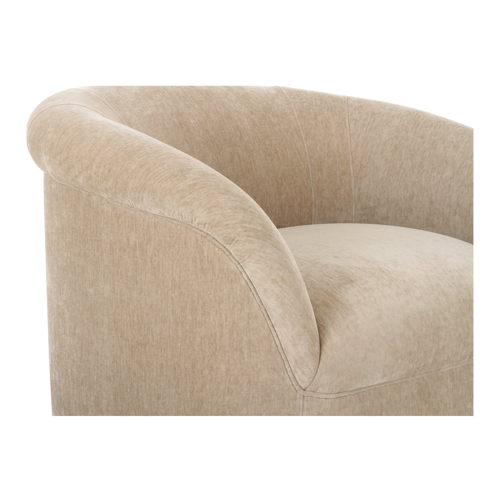Thora Beige Lounge Chair - Ornate Home