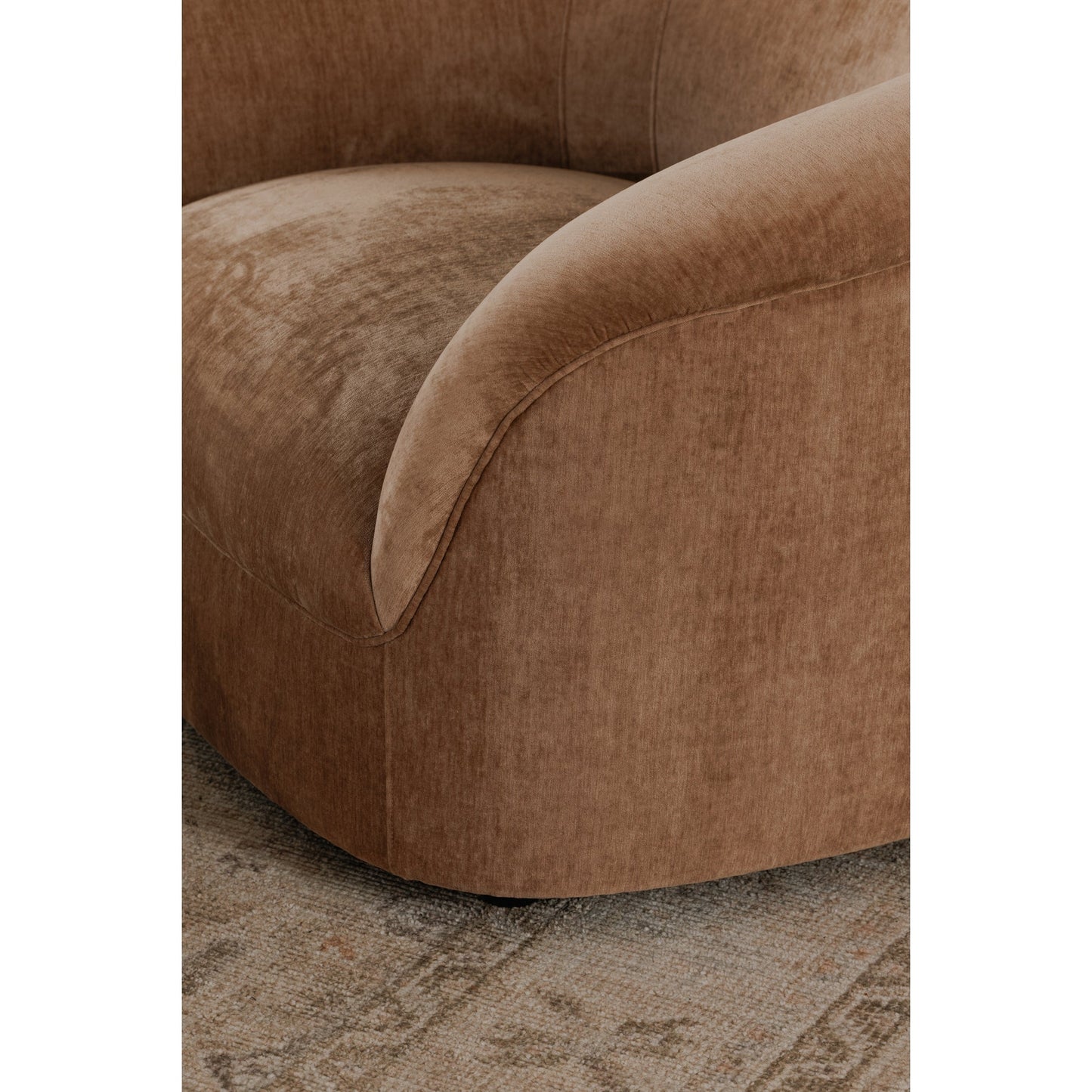 Thora Blush Lounge Chair - Ornate Home