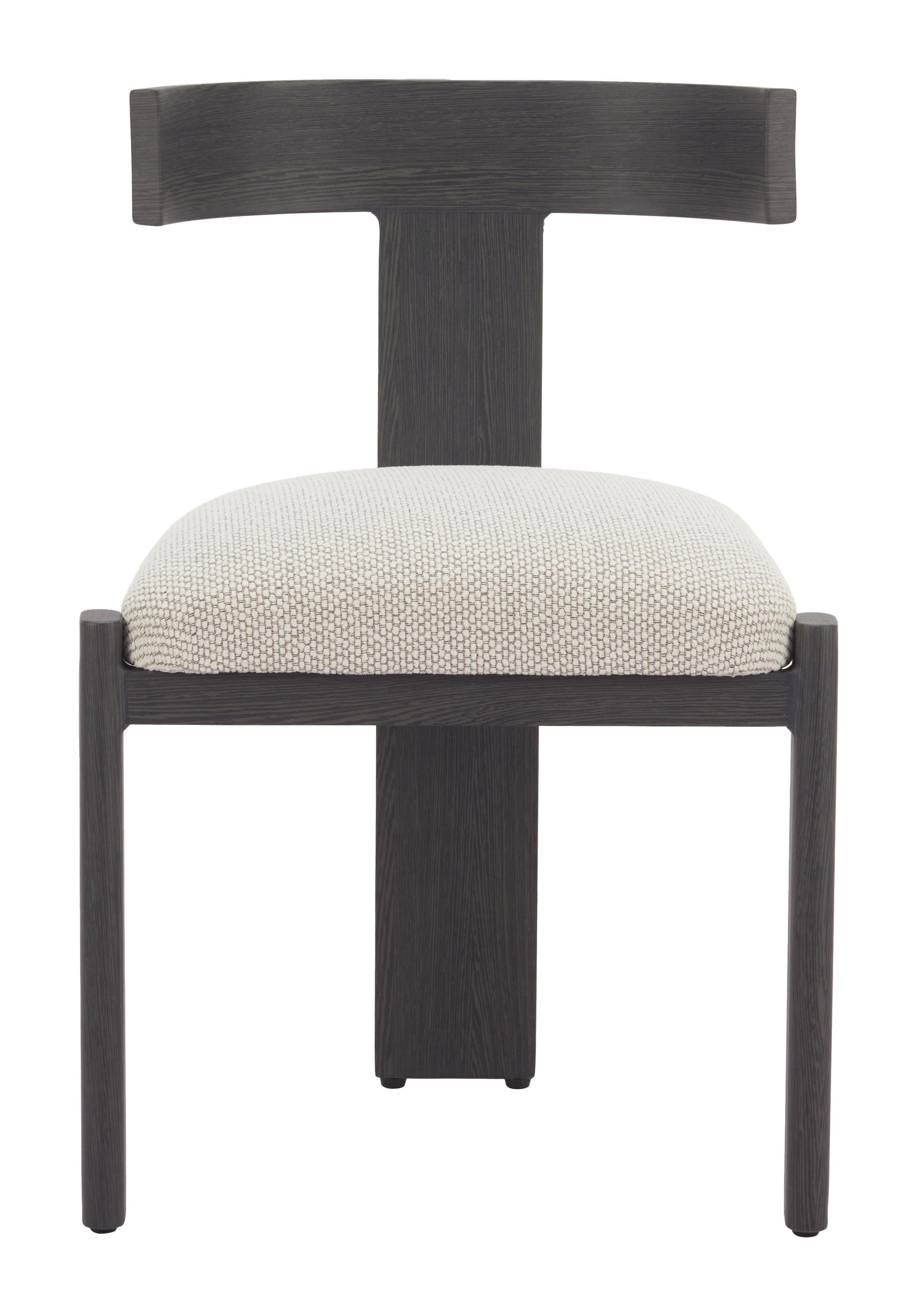 Tiana Black & Beige Outdoor Dining Chair - Ornate Home
