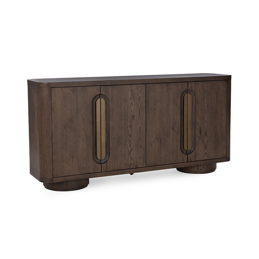 Tiber Toasted Brown 4 Door Buffet - Ornate Home