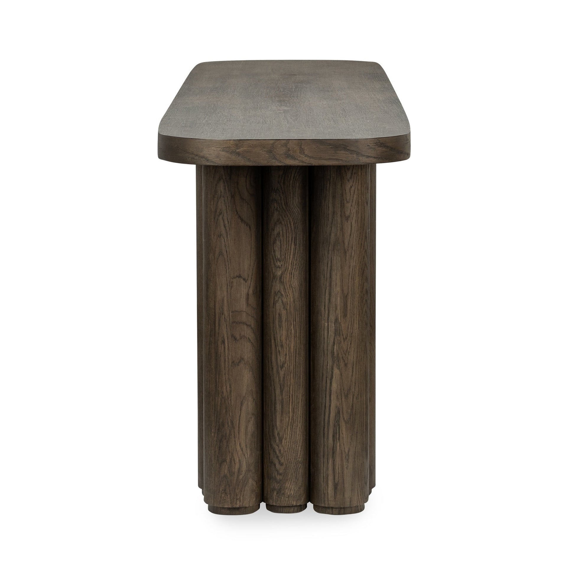 Tiber Toasted Brown Console Table - Ornate Home