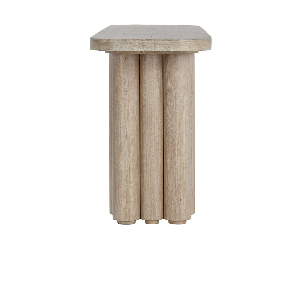 Tiber Whitewash Console Table - Ornate Home