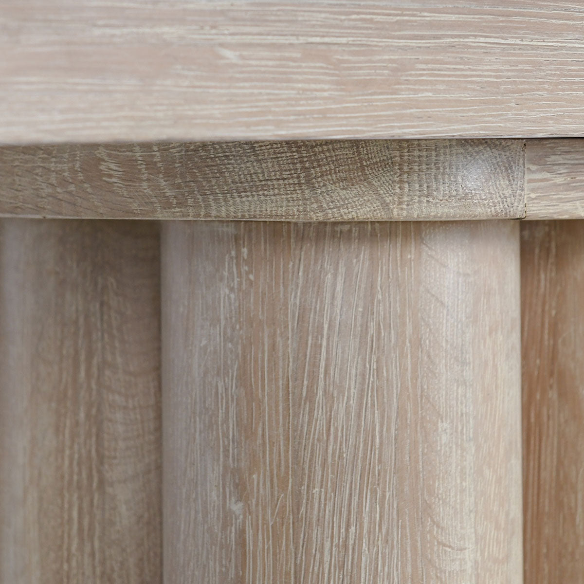 Tiber Whitewash Console Table - Ornate Home