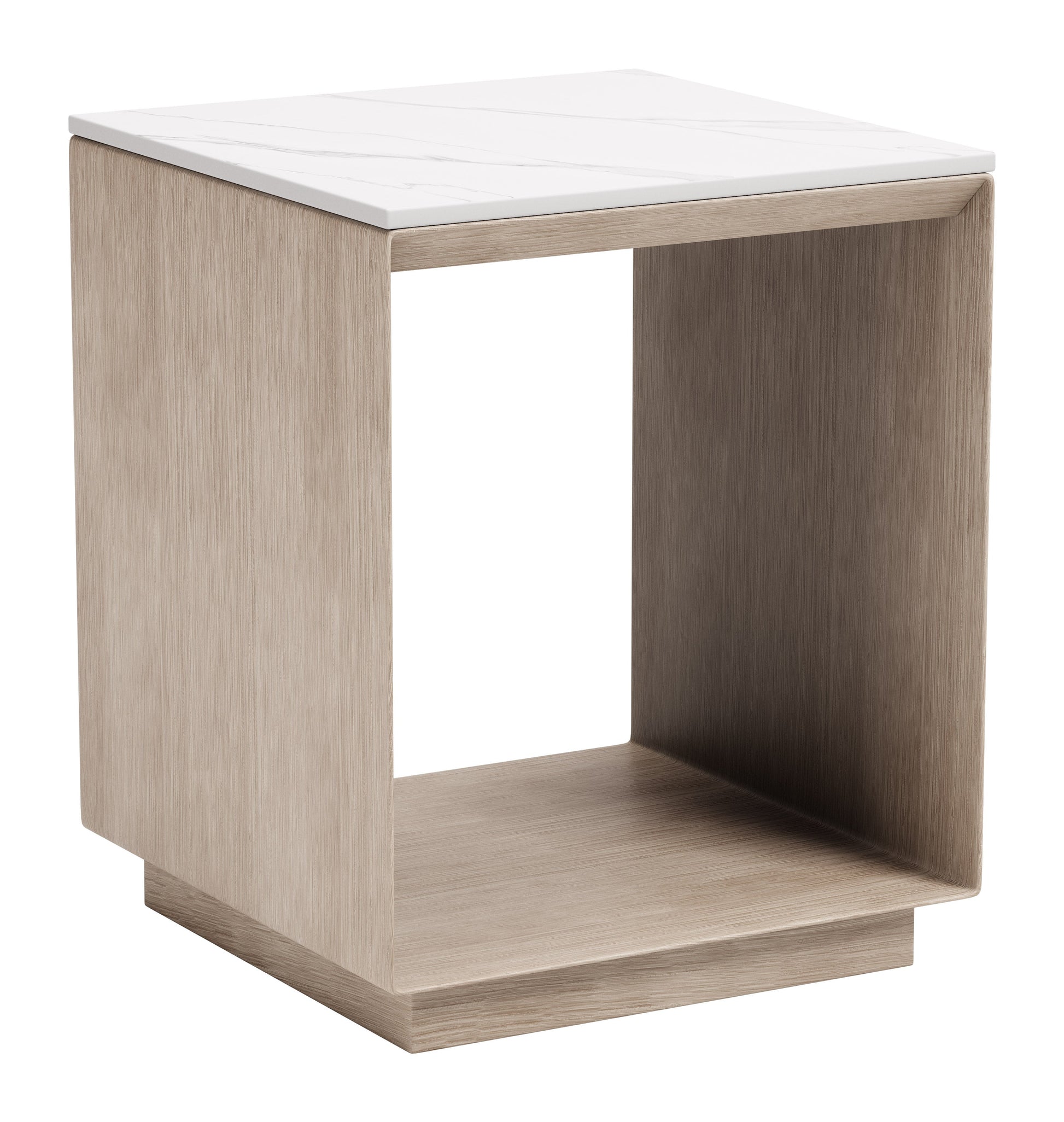 Tidecrest White Outdoor Side Table - Ornate Home