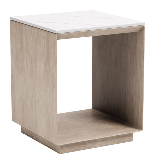 Tidecrest White Outdoor Side Table - Ornate Home